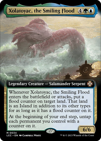 Image for Xolatoyac, the Smiling Flood (Extended Art) (34) [Commander: The Lost Caverns of Ixalan]