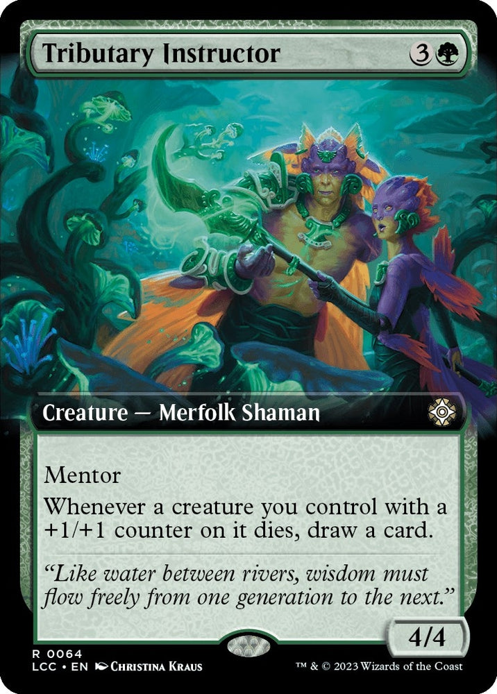 Image for Tributary Instructor (Extended Art) (64) [Commander: The Lost Caverns of Ixalan]