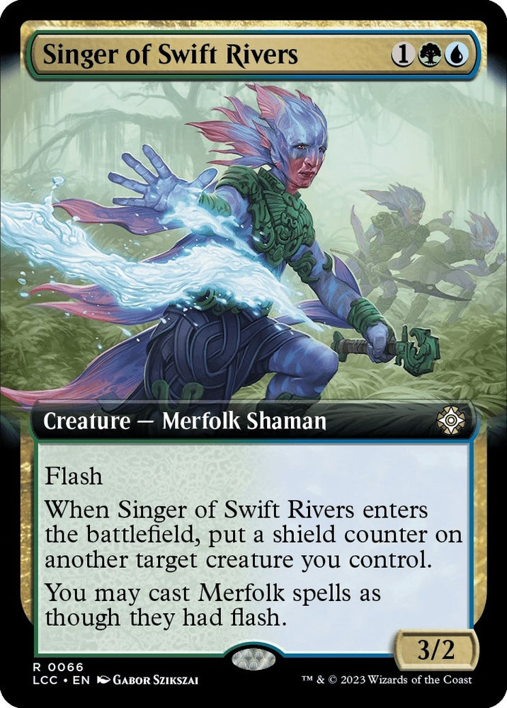 Image for Singer of Swift Rivers (Extended Art) (66) [Commander: The Lost Caverns of Ixalan]