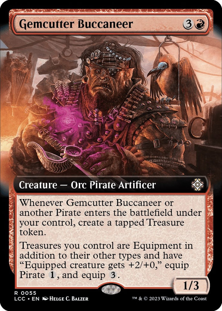 Image for Gemcutter Buccaneer (Extended Art) (55) [Commander: The Lost Caverns of Ixalan]