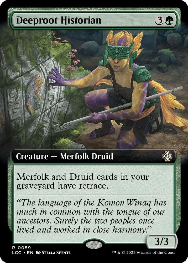 Image for Deeproot Historian (Extended Art) (59) [Commander: The Lost Caverns of Ixalan]