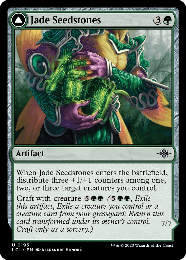 Image for Jade Seedstones (195) [The Lost Caverns of Ixalan]