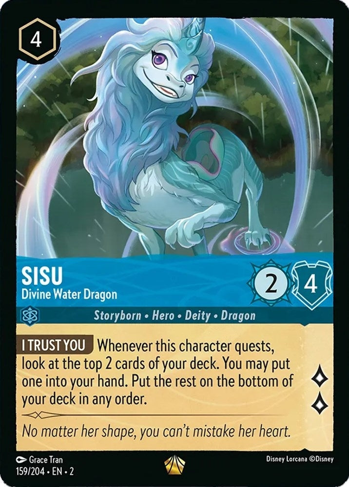 Image for Sisu - Divine Water Dragon (159/204) - Disney Lorcana