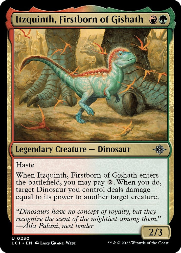 Image for Itzquinth, Firstborn of Gishath (230) [The Lost Caverns of Ixalan]