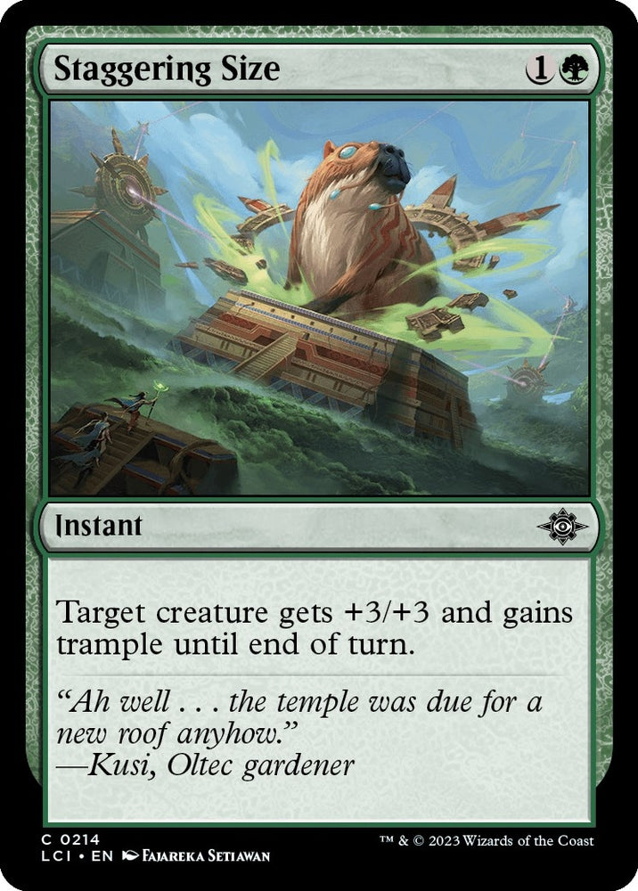 Image for Staggering Size (214) [The Lost Caverns of Ixalan]