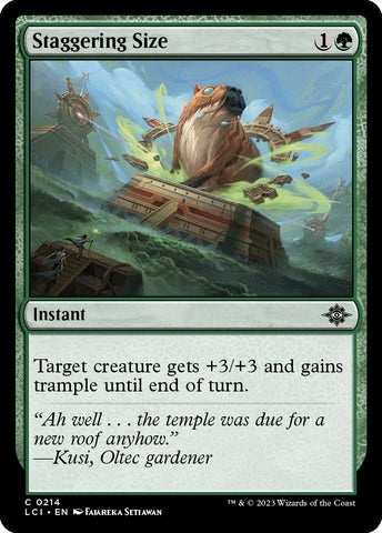 Image for Staggering Size (214) [The Lost Caverns of Ixalan]