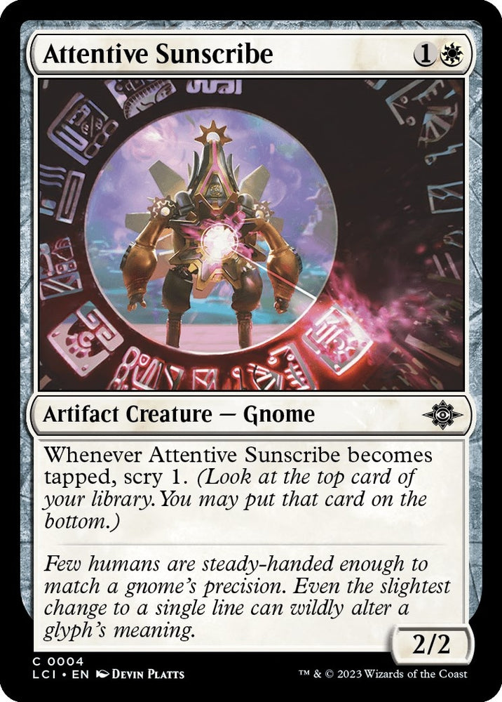 Image for Attentive Sunscribe (4) [The Lost Caverns of Ixalan]