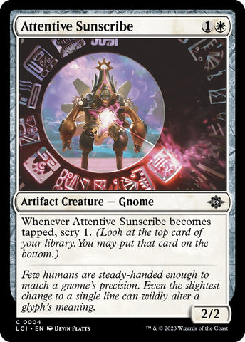 Image for Attentive Sunscribe (4) [The Lost Caverns of Ixalan]