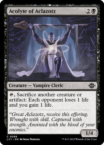 Image for Acolyte of Aclazotz (89) [The Lost Caverns of Ixalan]