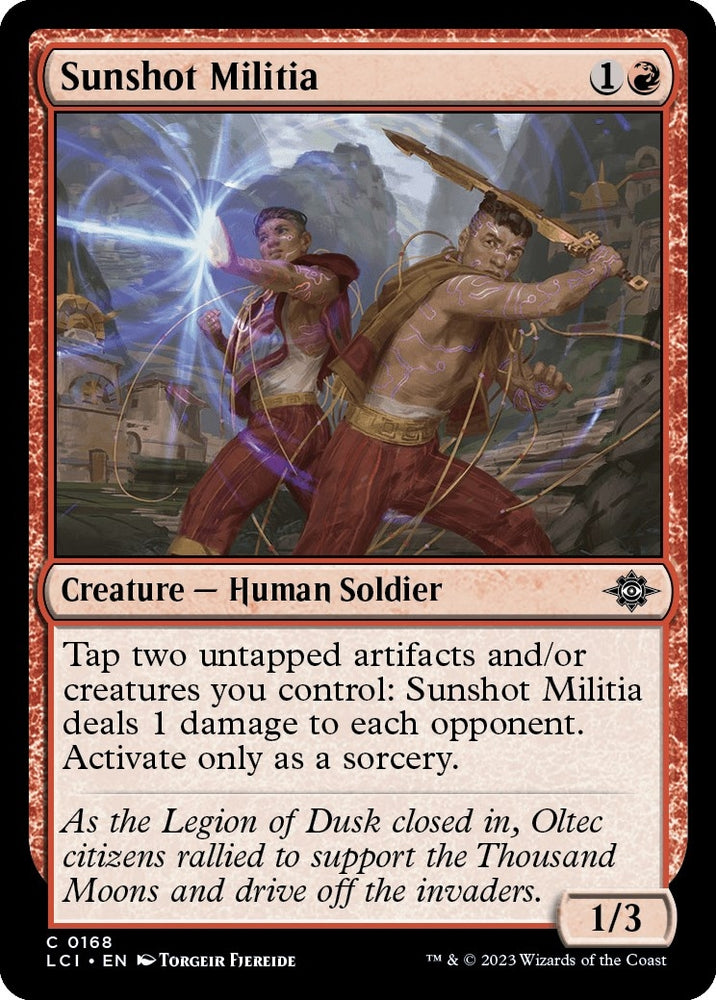 Image for Sunshot Militia (168) [The Lost Caverns of Ixalan]