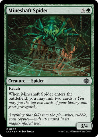 Image for Mineshaft Spider (202) [The Lost Caverns of Ixalan]