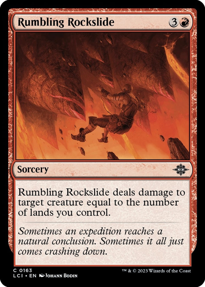 Image for Rumbling Rockslide (163) [The Lost Caverns of Ixalan]