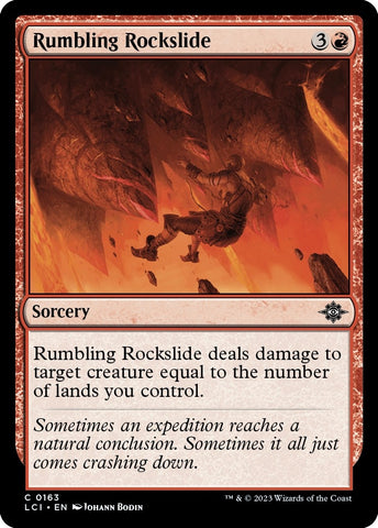 Image for Rumbling Rockslide (163) [The Lost Caverns of Ixalan]