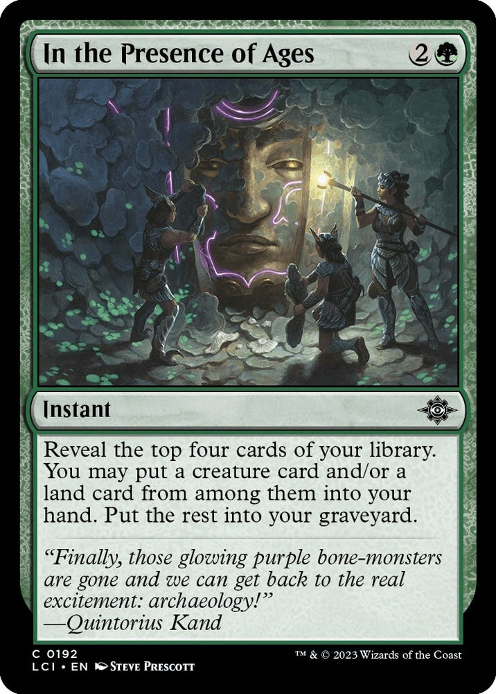Image for In the Presence of Ages (192) [The Lost Caverns of Ixalan]