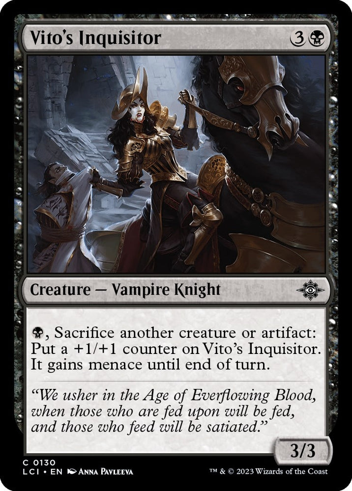 Image for Vito's Inquisitor (130) [The Lost Caverns of Ixalan]