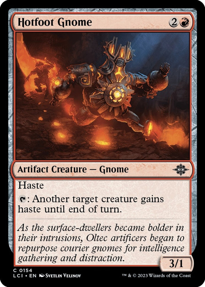 Image for Hotfoot Gnome (154) [The Lost Caverns of Ixalan]