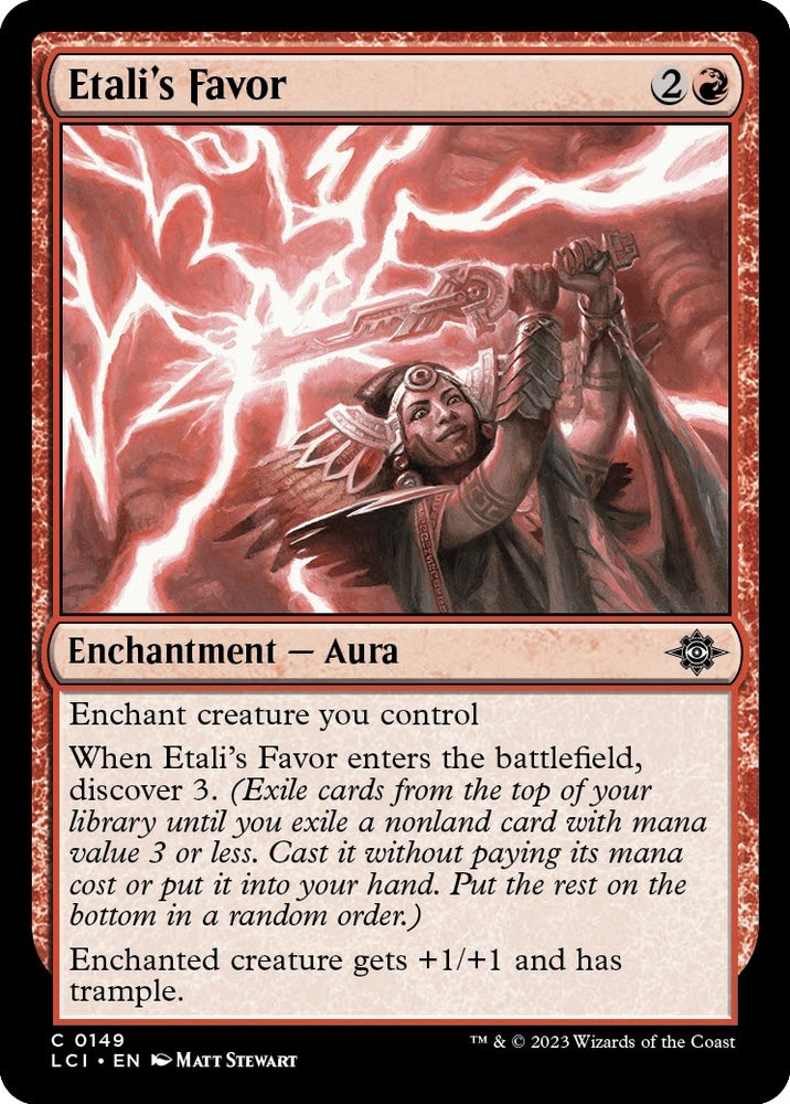 Image for Etali's Favor (149) [The Lost Caverns of Ixalan]