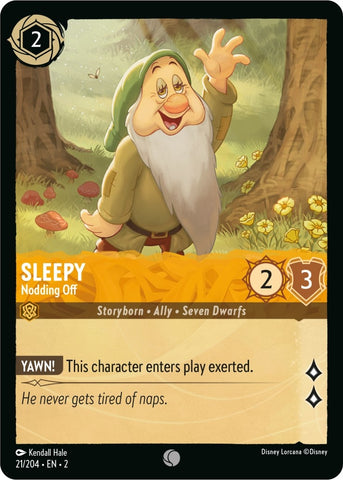 Image for Sleepy - Nodding Off (21/204) - Disney Lorcana