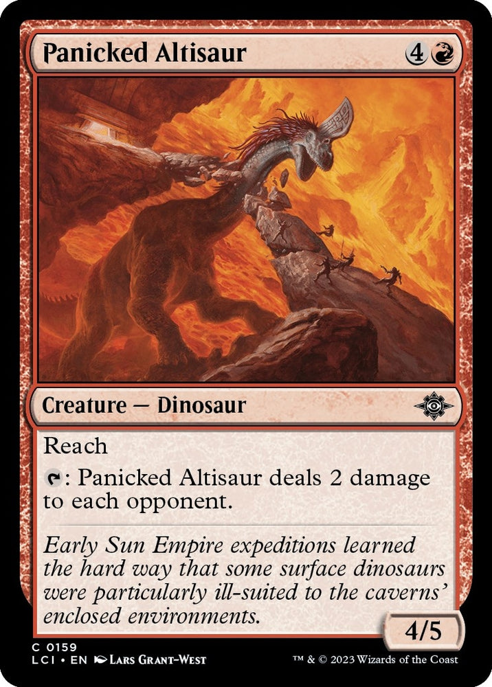 Image for Panicked Altisaur (159) [The Lost Caverns of Ixalan]