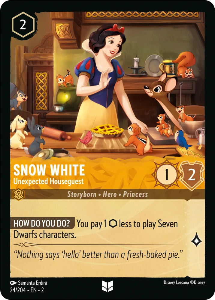 Image for Snow White - Unexpected Houseguest (24/204) - Disney Lorcana