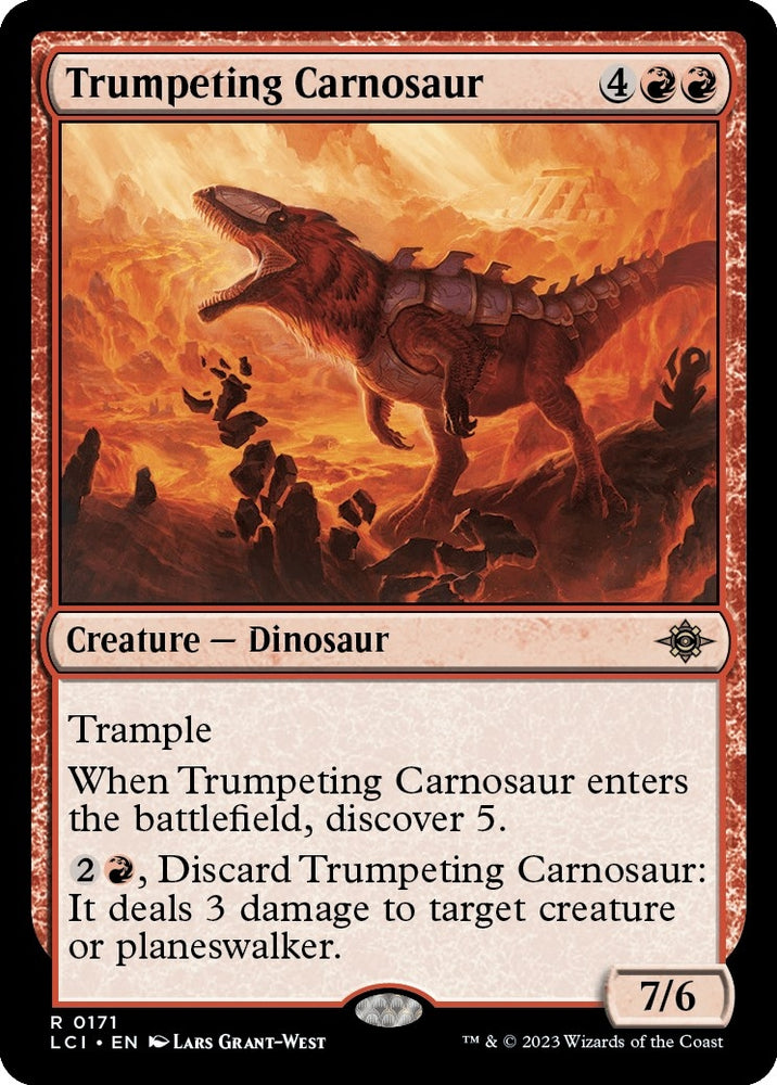 Image for Trumpeting Carnosaur (171) [The Lost Caverns of Ixalan]