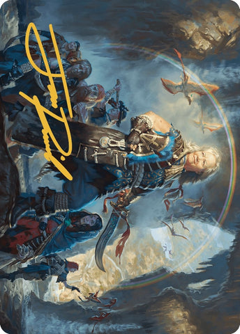 Image for Admiral Brass, Unsinkable Art Card (Gold-Stamped Signature) (69) [Art Series: The Lost Caverns of Ixalan]