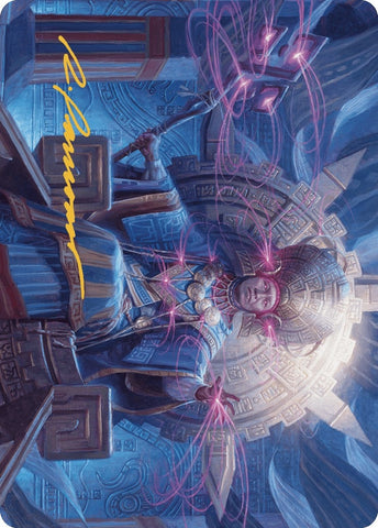 Image for Akal Pakal, First Among Equals Art Card (8/81) (Gold-Stamped Signature) (8) [Art Series: The Lost Caverns of Ixalan]