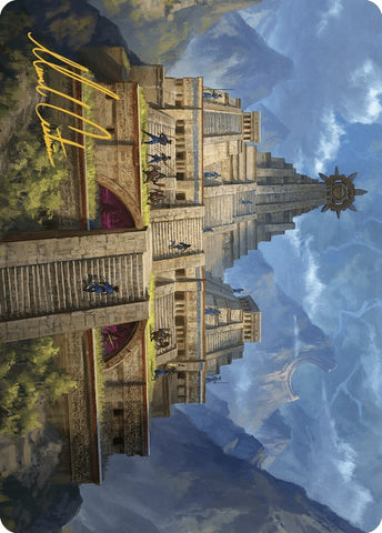 Image for Barracks of the Thousand Art Card (Gold-Stamped Signature) (6) [Art Series: The Lost Caverns of Ixalan]