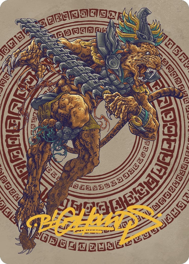 Image for Sovereign Okinec Ahau Art Card (Gold-Stamped Signature) (53) [Art Series: The Lost Caverns of Ixalan]