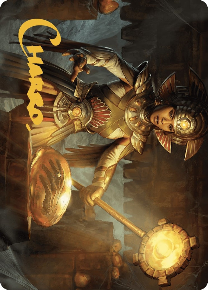 Image for Curator of Sun's Creation Art Card (Gold-Stamped Signature) (18) [Art Series: The Lost Caverns of Ixalan]