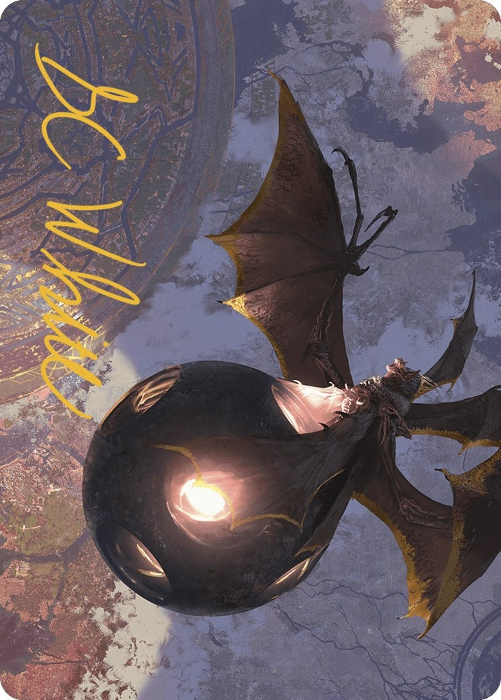 Image for Malicious Eclipse Art Card (Gold-Stamped Signature) (17) [Art Series: The Lost Caverns of Ixalan]