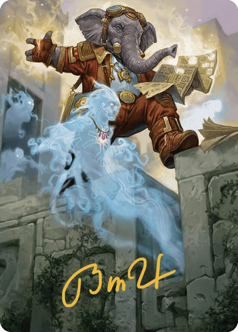 Image for Quintorius Kand Art Card (37/81) (Gold-Stamped Signature) (37) [Art Series: The Lost Caverns of Ixalan]