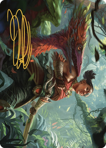 Image for Wayta, Trainer Prodigy Art Card (Gold-Stamped Signature) (71) [Art Series: The Lost Caverns of Ixalan]