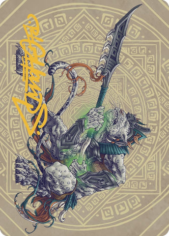 Image for Kutzil, Malamet Exemplar Art Card (Gold-Stamped Signature) (50) [Art Series: The Lost Caverns of Ixalan]