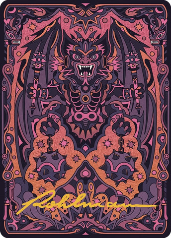 Image for Bloodletter of Aclazotz Art Card (61/81) (Gold-Stamped Signature) (61) [Art Series: The Lost Caverns of Ixalan]