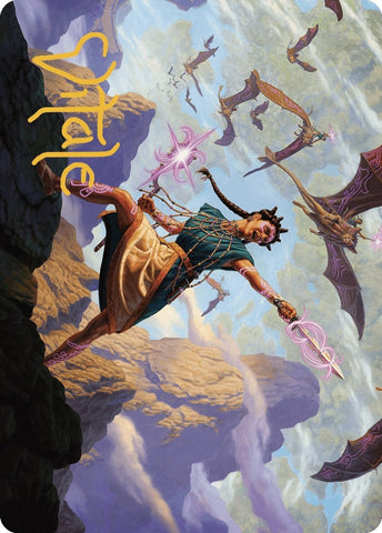 Image for Warden of the Inner Sky Art Card (Gold-Stamped Signature) (7) [Art Series: The Lost Caverns of Ixalan]