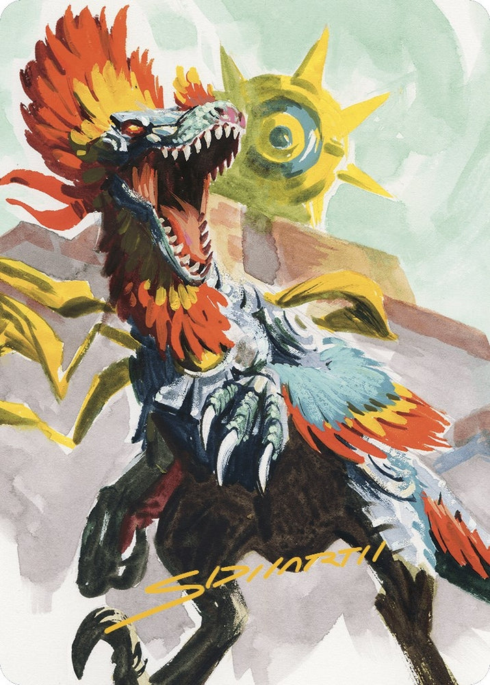 Image for Pantlaza, Sun-Favored Art Card (Gold-Stamped Signature) (75) [Art Series: The Lost Caverns of Ixalan]