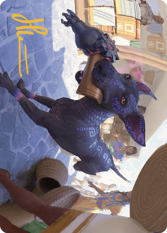 Image for Mischievous Pup Art Card (Gold-Stamped Signature) (3) [Art Series: The Lost Caverns of Ixalan]