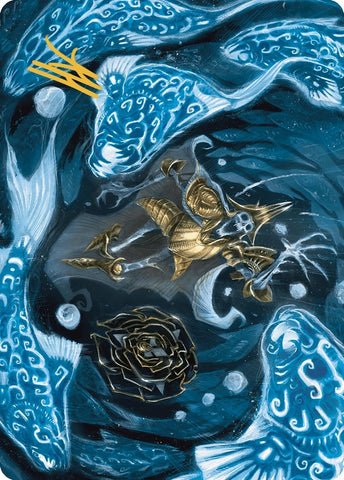Image for Eaten by Piranhas Art Card (Gold-Stamped Signature) (11) [Art Series: The Lost Caverns of Ixalan]
