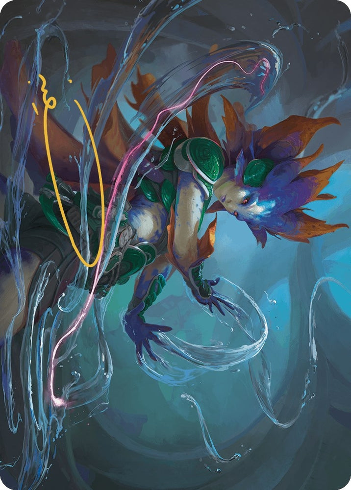 Image for Nicanzil, Current Conductor Art Card (Gold-Stamped Signature) (36) [Art Series: The Lost Caverns of Ixalan]