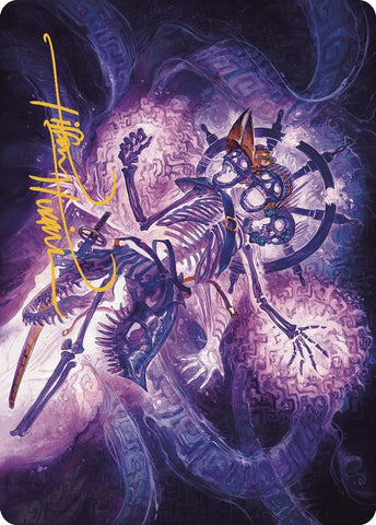 Image for The Grim Captain Art Card (Gold-Stamped Signature) (41) [Art Series: The Lost Caverns of Ixalan]