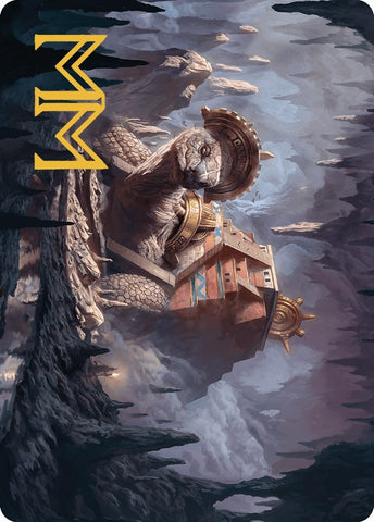 Image for Bedrock Tortoise Art Card (Gold-Stamped Signature) (23) [Art Series: The Lost Caverns of Ixalan]