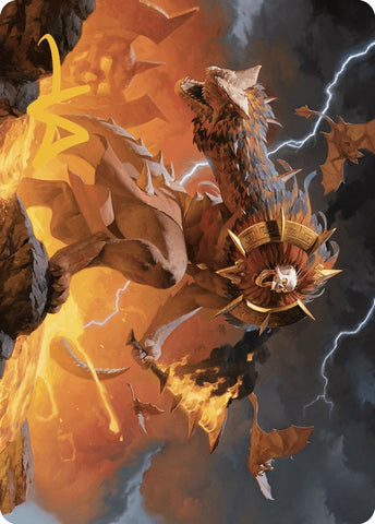 Image for Ojer Axonil, Deepest Might Art Card (Gold-Stamped Signature) (20) [Art Series: The Lost Caverns of Ixalan]
