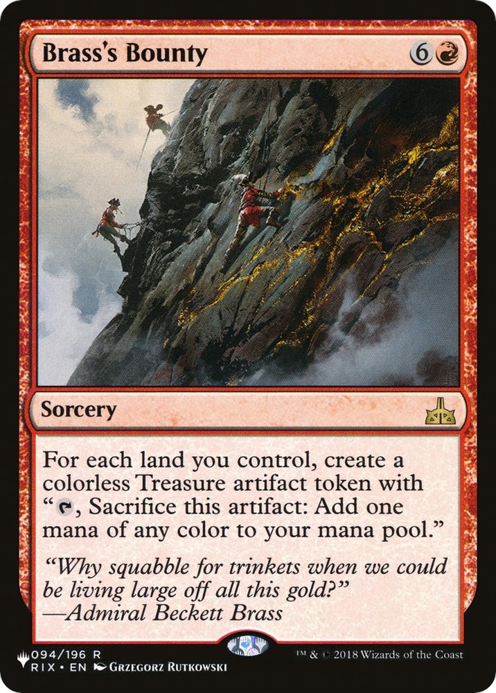 Image for Brass's Bounty (94) [The List Reprints]