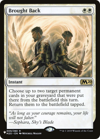 Image for Brought Back (9) [The List Reprints]