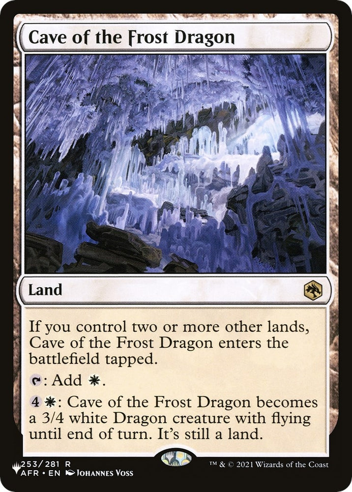 Image for Cave of the Frost Dragon (253) [The List Reprints]