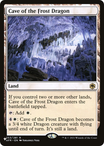Image for Cave of the Frost Dragon (253) [The List Reprints]