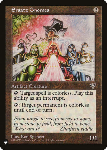 Image for Ersatz Gnomes [The List Reprints]