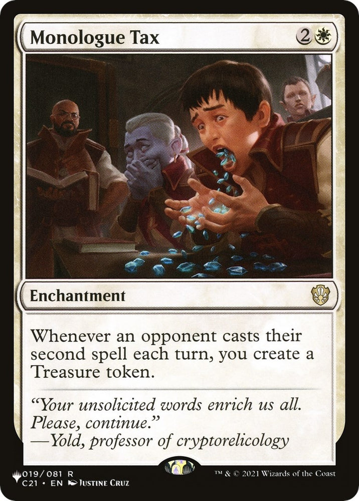 Image for Monologue Tax (19) [The List Reprints]