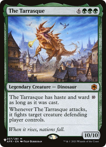 Image for The Tarrasque (207/281) - Magic: The Gathering